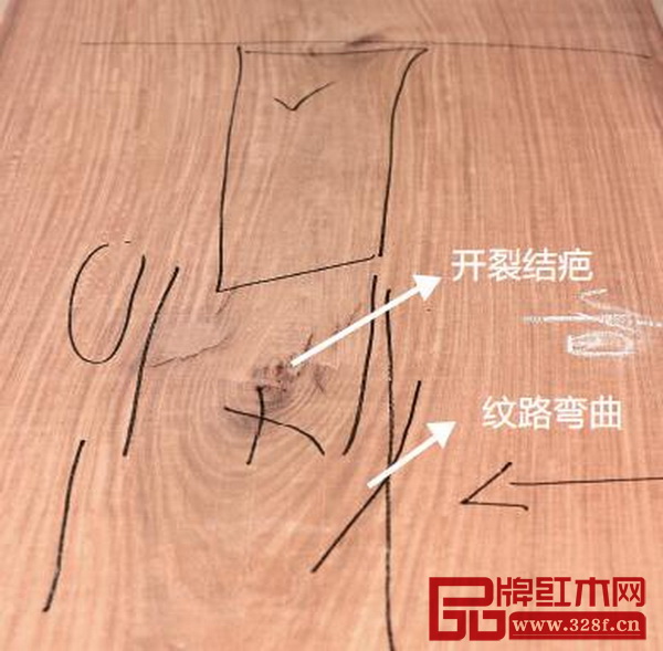 国寿红木工匠在开料之前就能根据木材的状况划好线,完美地避开缺陷,甚至对纹路的要求也十分严格 国寿红木工匠在开料之前就能根据木材的状况划好线,完美地避开缺陷,甚至对纹路的要求也十分严格
